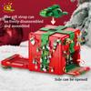 Non-Toxic Christmas Gift Surprise Mechanism Box Model Building Block Diy Elk Snowman Bricks Ornament Toys For Children Adult