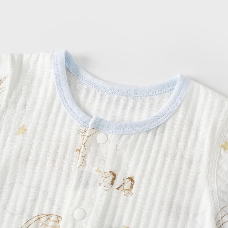 TONGTAI Unisex Baby Short Sleeve Cotton Romper Bodysuit
