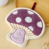 Soft Mushroom Theme Hand Towel Coral Fleece Bathroom Kerchief Toilet Handkerchief  Kitchen Home