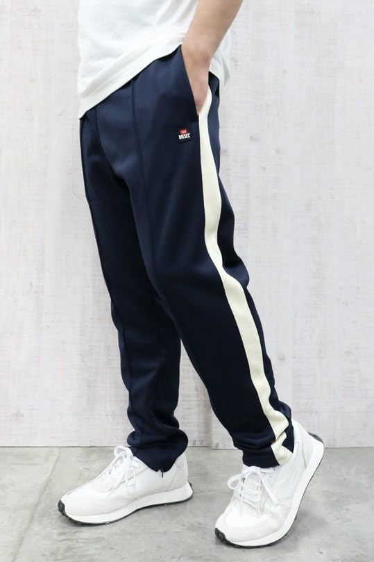 Sweatpants A15732RDQAK L Navy 81E [Diesel] Men's P-CHROMY