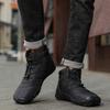Plush Outdoor Sneakers Winter Hiking Shoes Warm Cotton Shoes Men Women Ankle Boots Anti-slip Trekking Camping Shoes