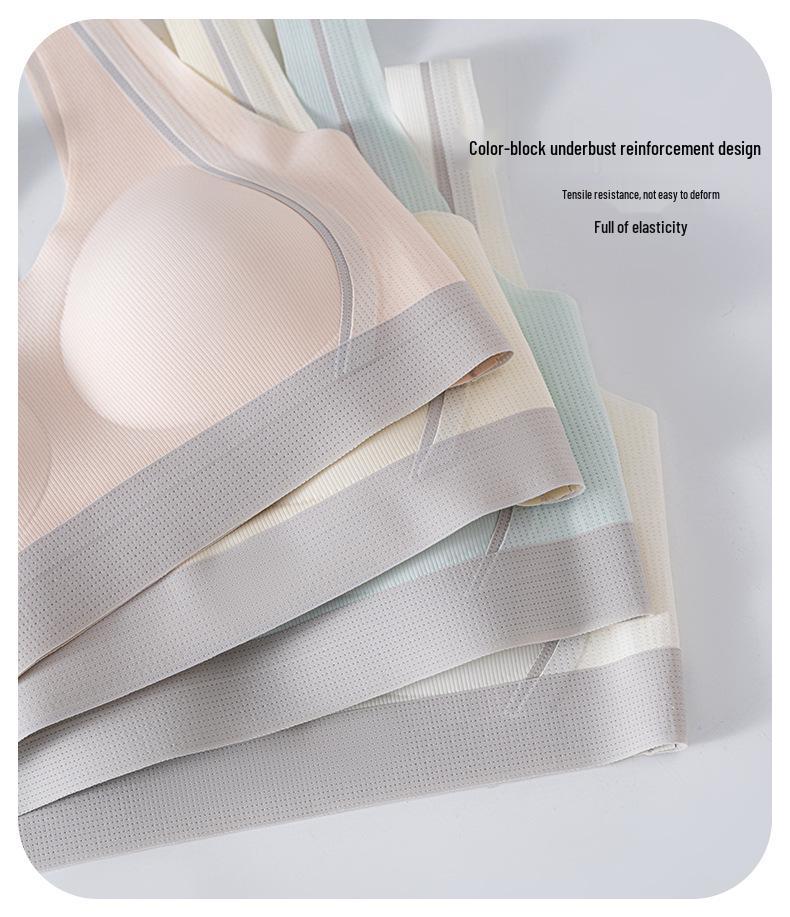 525 New Girls' Vest with Wide Straps: Breathable, Comfortable 2-in-1 Sports Underwear for Growth Period