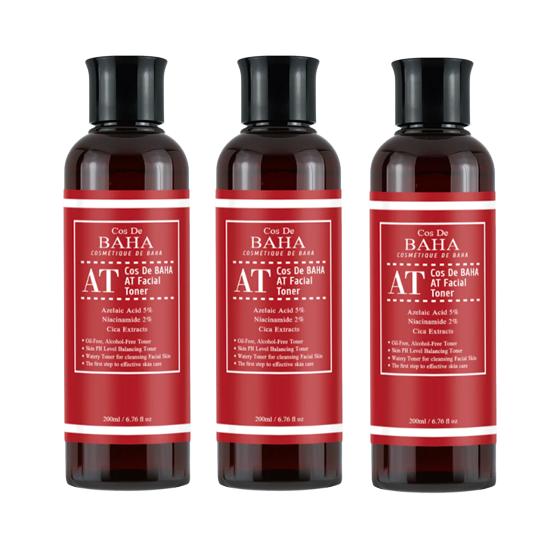 Cos De BAHA AT Facial Toner (Azelaic Acid 5%) 200ml  (3 Options)