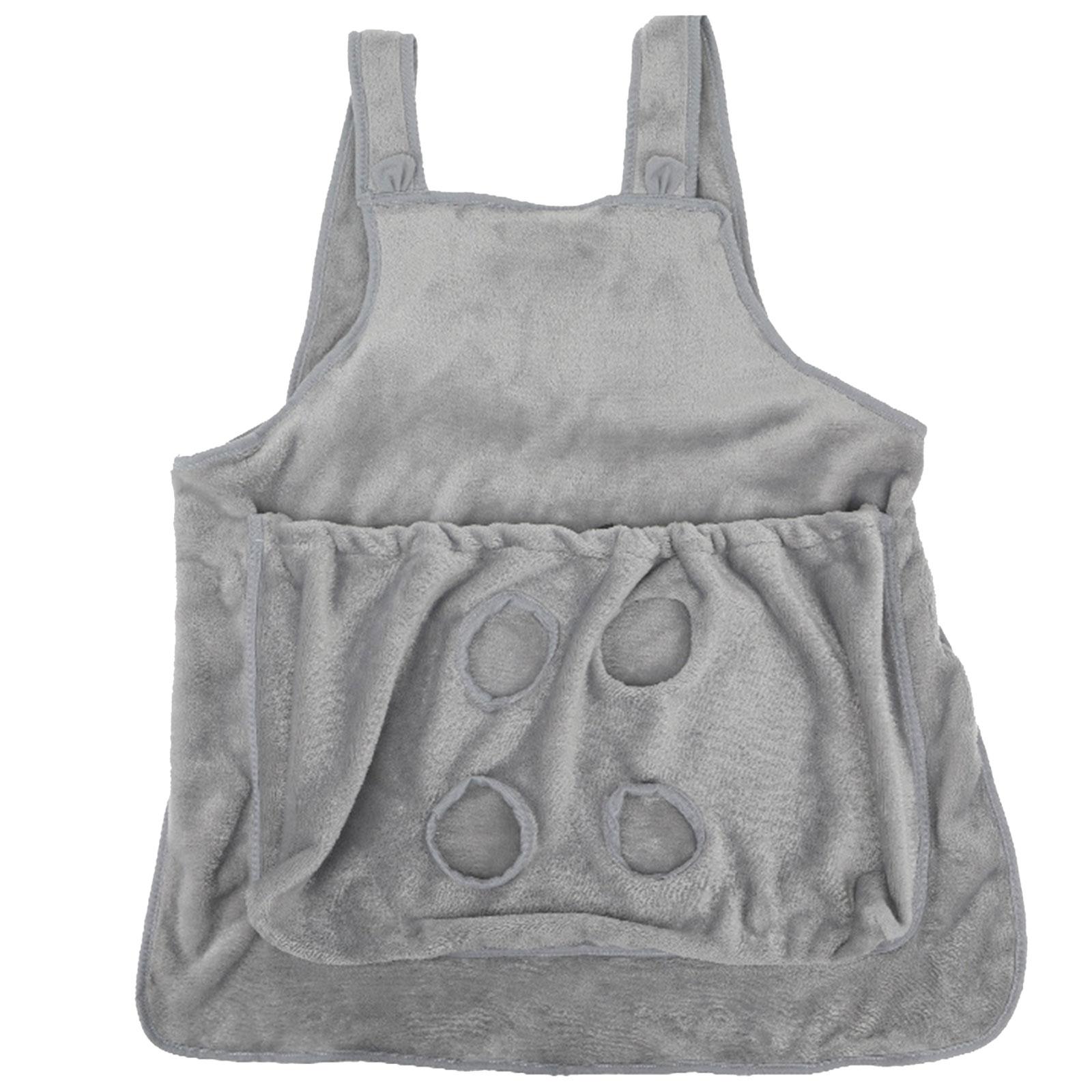 

Фартук-переноска для кошек, бархатная сумка, слинги для котят, сумка-переноска для девочек, фартук с карманом для переноски котенка серый