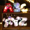 Colorful Lore Alphabet Light Glowing Letter Plush Toy Pillow Cartoon Gift Kids