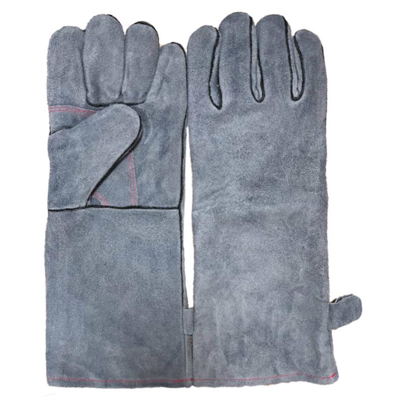 

Cowhide Welding & BBQ Heat-Resistant Gloves - Anti-Scald and High Temperature Protection