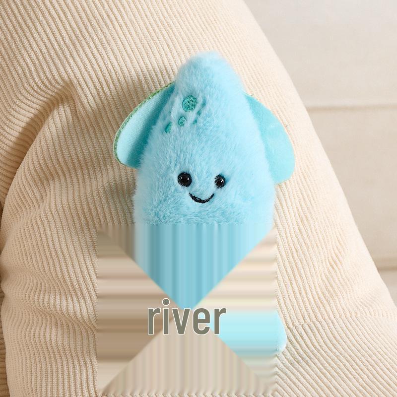 Ocean Series Magnetic Plush Toys: Starfish, Seahorse, Clownfish, Seal, Squid.