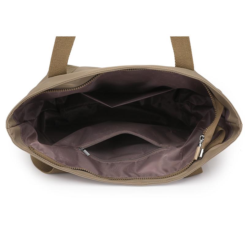 Duża pojemność nylonowa torba na ramię do pracy w podróży torba na zakupy damska torba