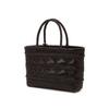 Daks Dark Brown Leather Mesh Tote Bag Dcba6e301w3