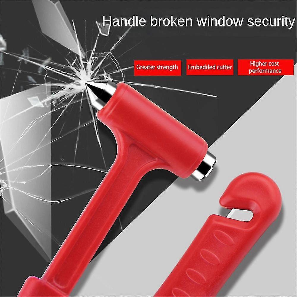 Emergency Car Safety Escape Hammer Seat Belt Cutter Tool Window Glass Breaker - Ri
