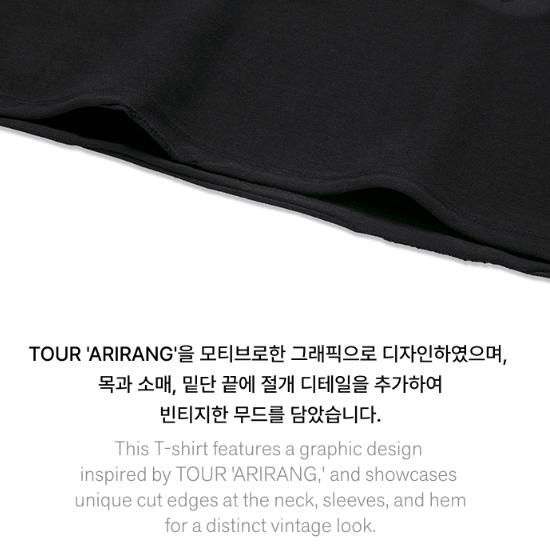 Pre-order BTS World Tour ARIRANG Official MD S/S Tour T-shirt