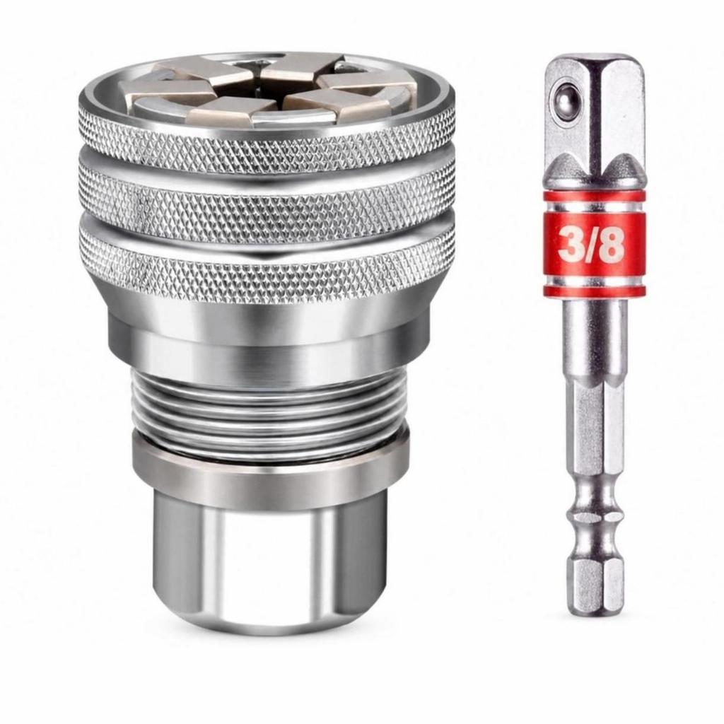 Universal Socket Self-Adjusting Tool Compact for Garage