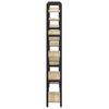 Bookshelf Sonoma Oak 156 X 25 X 167 Cm Engineered Wood
