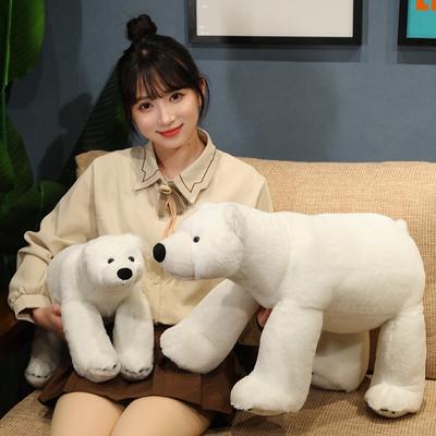 Roztomilá simulační plyšová hračka tlustého ledního medvěda Little White Bear Panenka
