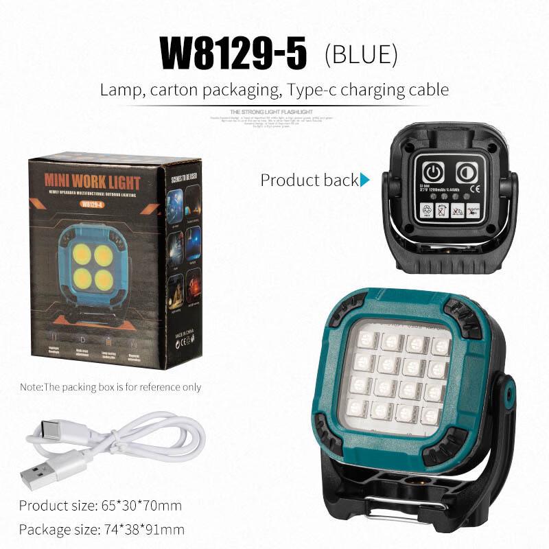 Rotating Head Magnetic Rechargeable Outdoor Work Light