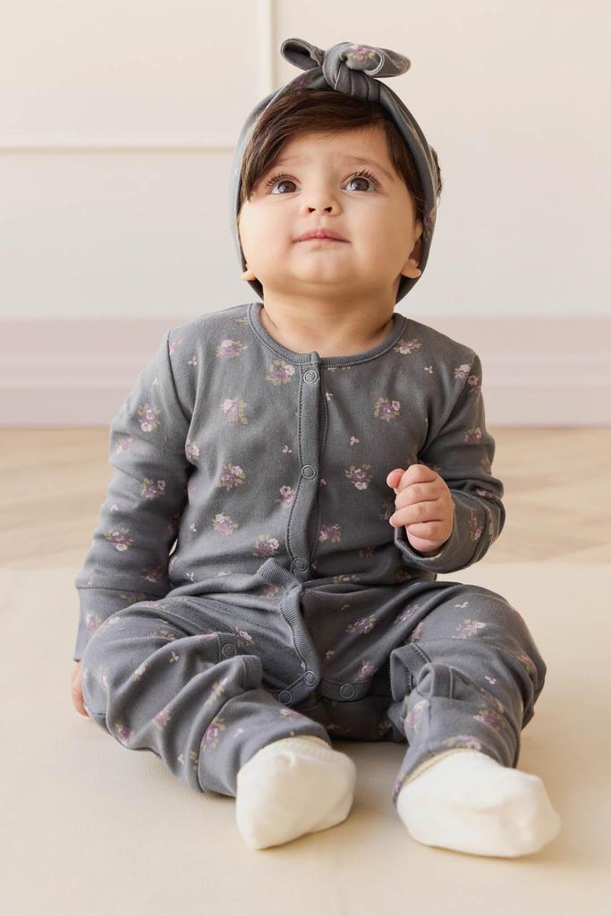 Organic Cotton Romper Simone Lava JBCO251152 Baby DGRY 80 [Jamie Kay]