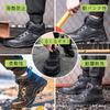 labor urance shoes are smash-of and puncture-proof, new high-top safety shoes, light and breathable, four-season comfortable work shoes