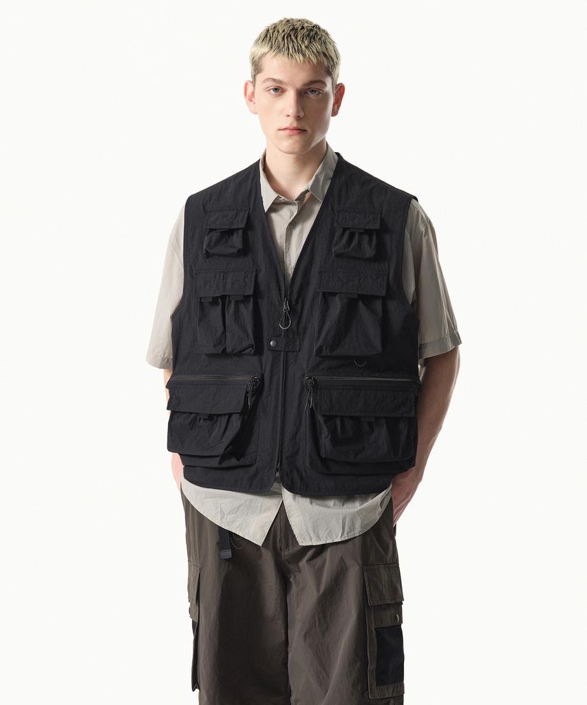 Musinsa Standard [City Leisure] Utility Fishing Vest [Black]