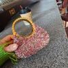 Acrylic Mini Childrens Clutch Bag With Rhinestone Embellishments For Daily Use