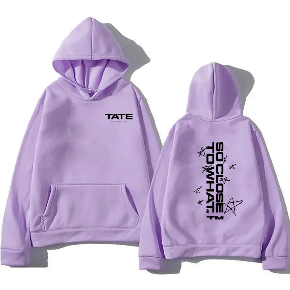Tate McRae So Close To What Hoodie 2025 Men/women Hoodies Harajuku Aesthetic Winter Clothes Pullover Sweatshirt for Fans Gifts