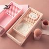 Polymer Clay Working Station Tools Kit, Powder Storage Box with Sieve Brush Container, Crafting Accessories Craft Organizer, Air Dry Accessory for DIY
