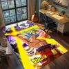 Tappeto Anime Dragon Ball Goku Tappeto Tappeto Grande Area Tappetino Pavimento Antiscivolo Lavabile Stanza Gamer Camera da Letto Decorazioni per la Casa -QJY