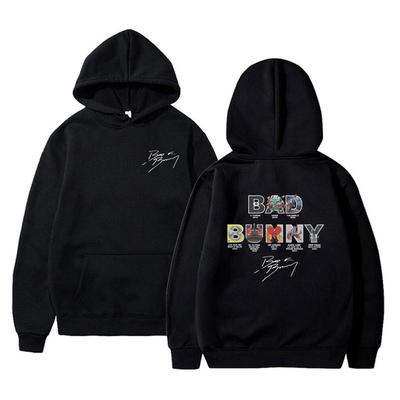 Rappare Bad Bunny Hoodie DeBi TiRAR MaS FOToS DTMF Grafisk Sweatshirt Herr Casual Oversized Hoodies Män Kvinnor Hip Hop Pullover