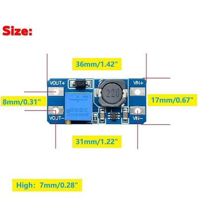 10/20Pcs DC-DC MT3608 DC Voltage Regulator Step Up Boost Converter Power Supply Module 2V-24V To 5V-28V 2A DC-DC Module