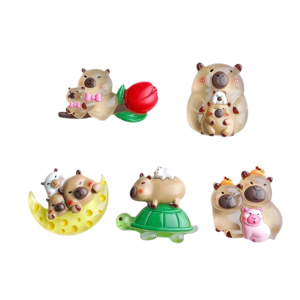 Large Glossy Turtle Resin Accessories: DIY Phone Case, Hair Clip, Fridge Sticker, Keychain, Pendant