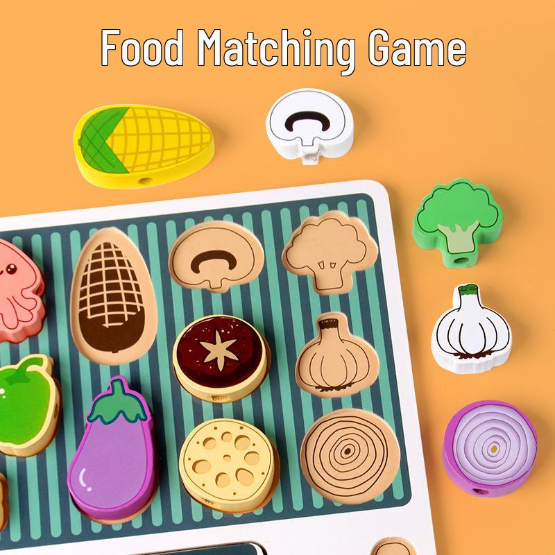 Children's BBQ Skewer Playset: Early Education Shape Matching Toys for Ages 3-6
