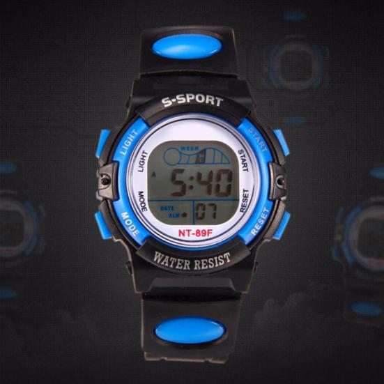 Multi-functional Children Sports Luminous LED Digital Date Alarm Wrist Watch