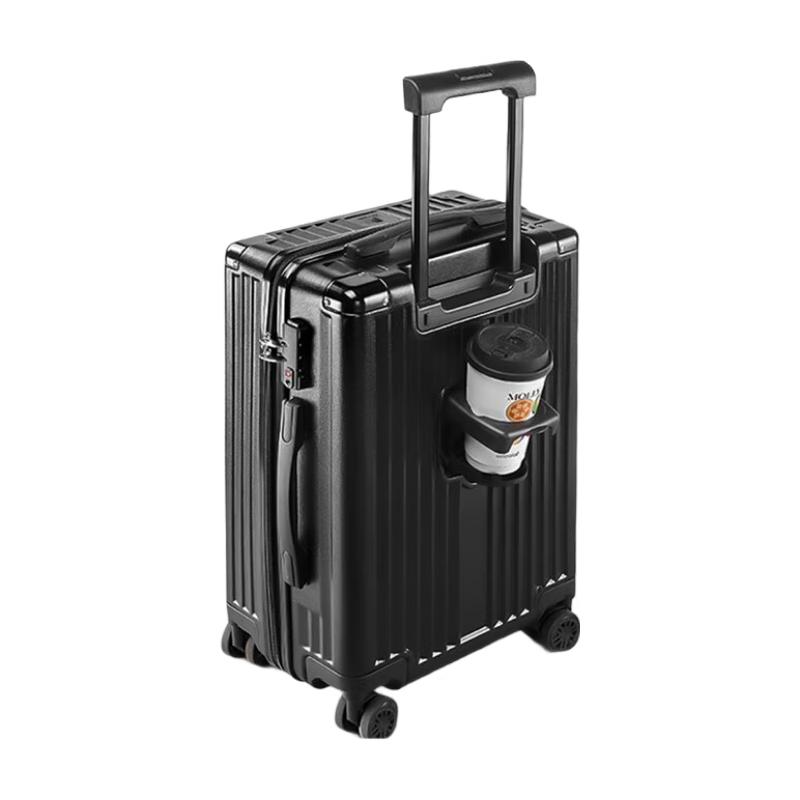 

CARTELO ABS PC Hardshell Spinner Luggage with Hidden Cup Holder 20 inch Carry-on