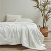 Japanese Quilts Summer Pure White Cotton Duvets Double Couple Beds Quilts Blanket Queen Size Air Conditioning Cold Comforter