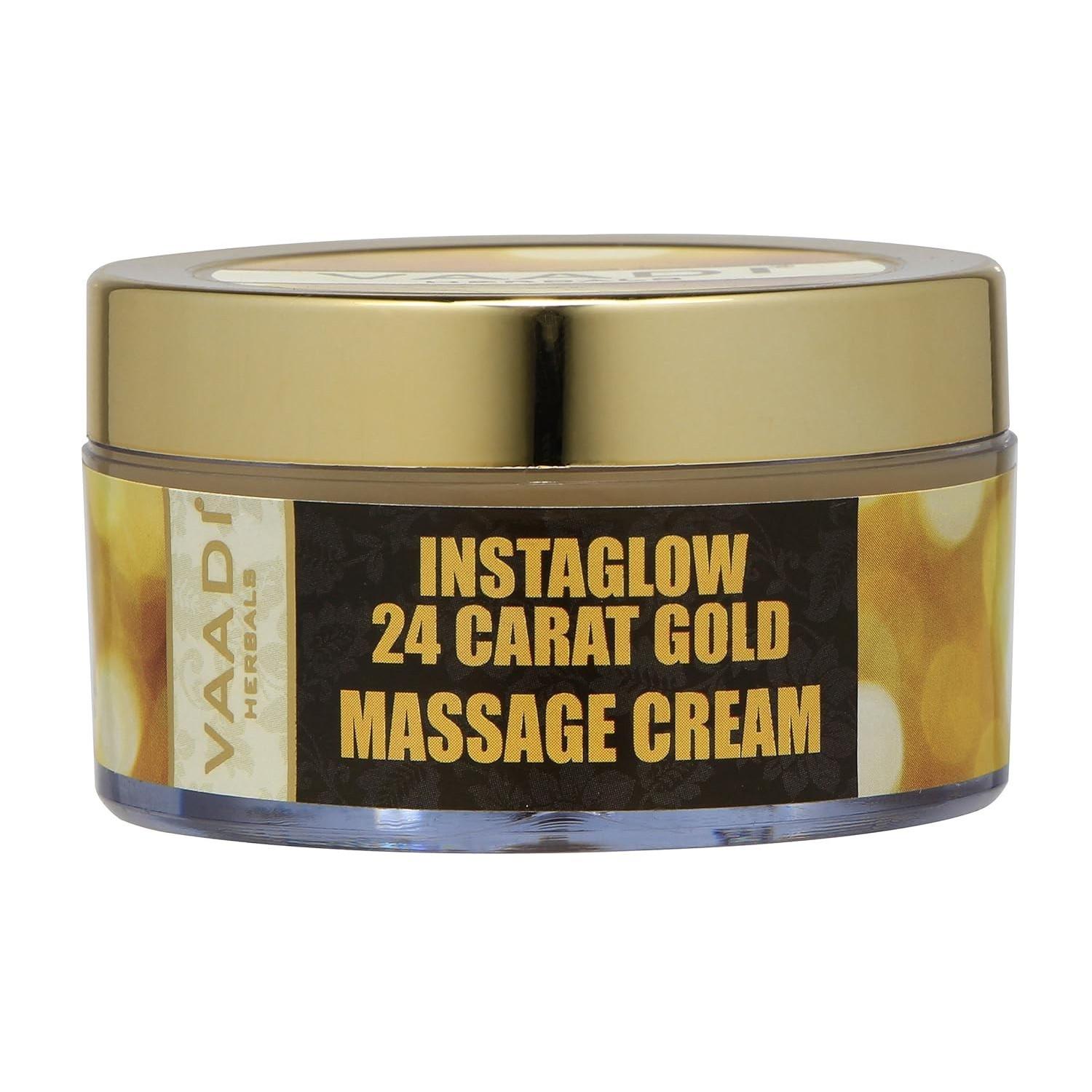 @ Vaadi Herbals 24 Carat Gold Massage Cream 50 Gm Zr-9053-60%Off