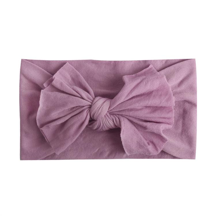 Nuovissimi Accessori Cerchietto per Bambino Morbido Confortevole Cerchietto con Fiocco in Nylon Dolci Cerchietti per Bambino