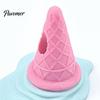 Creative Ice Cream Decor 3D Printed Melting Pen Holder, Novelty Cone Desk Desktop Storage Container Stand, Funny Organizer, Decorative Figurine