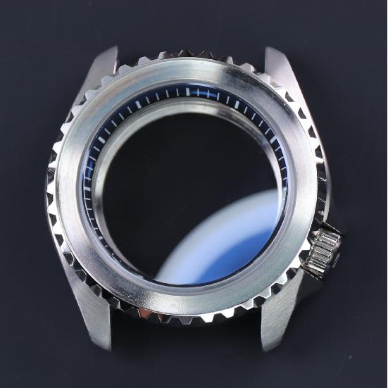 42mmskx007 Polished Case Gold Silver Sapphire Crystal Steel Case Suitable For Nh36nh35 Movement 28.5mm Dial Mods Waterproof 7