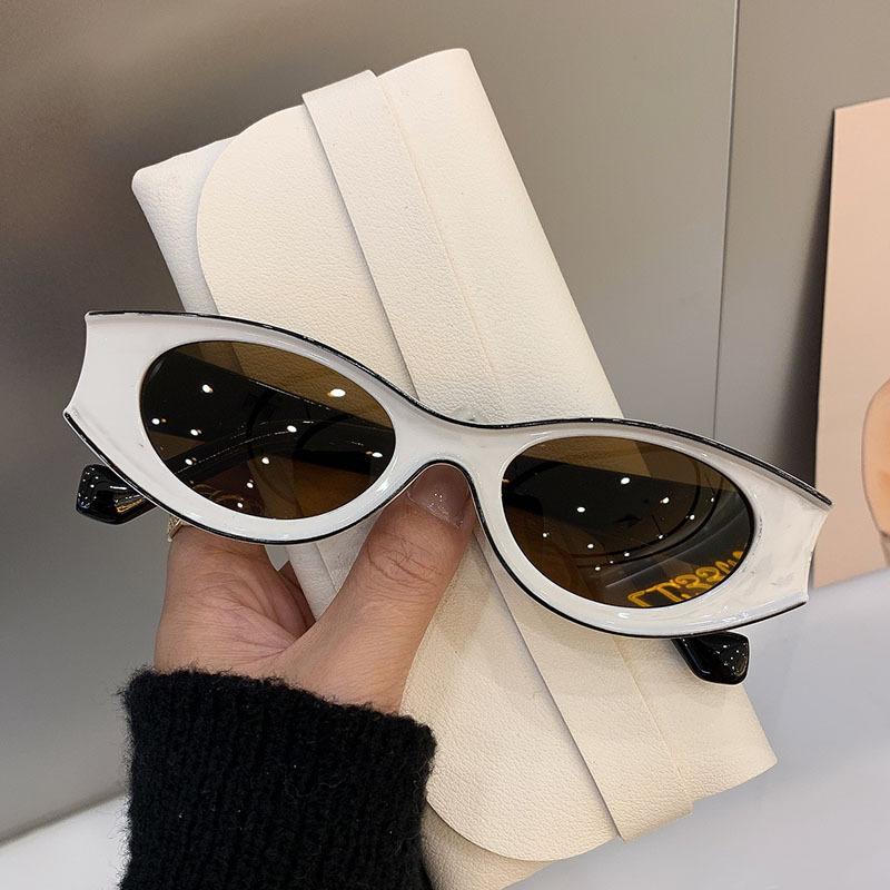 Vintage Cat Eye Frame Sunglasses Women's Men's Sun Glasses Fashion Luxury  Design Eyewear Outdoor Cycling Eyewear UV400