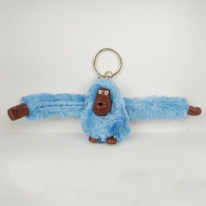 Cute Long-Tailed Monkey Key Chain Cartoon Cute Monkey Keychain Plush Toy Doll Bag Accessories Gift For Children