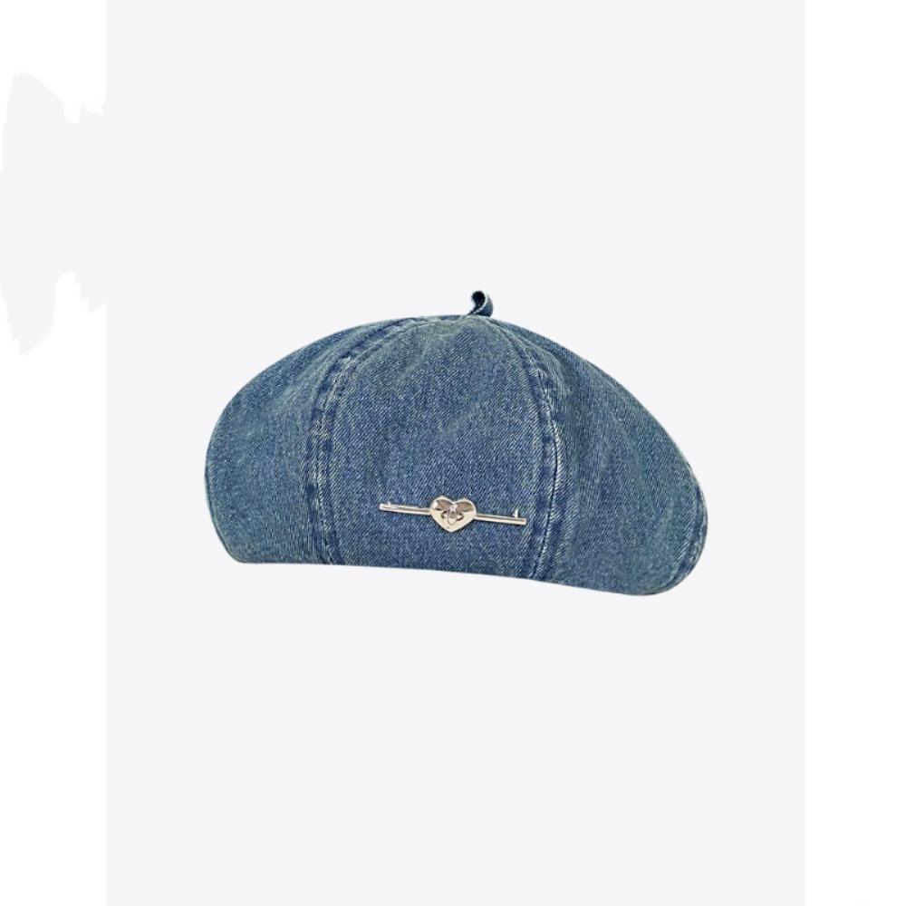 

Простые плоские кепки, купольная шляпа художника, корейские джинсовые береты, женские женские