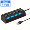 4/7 Port USB 2.0 HUB High Speed Power Adapter Expander Multi Ports USB Splitter With Switch For Laptop PC Computer Accessories