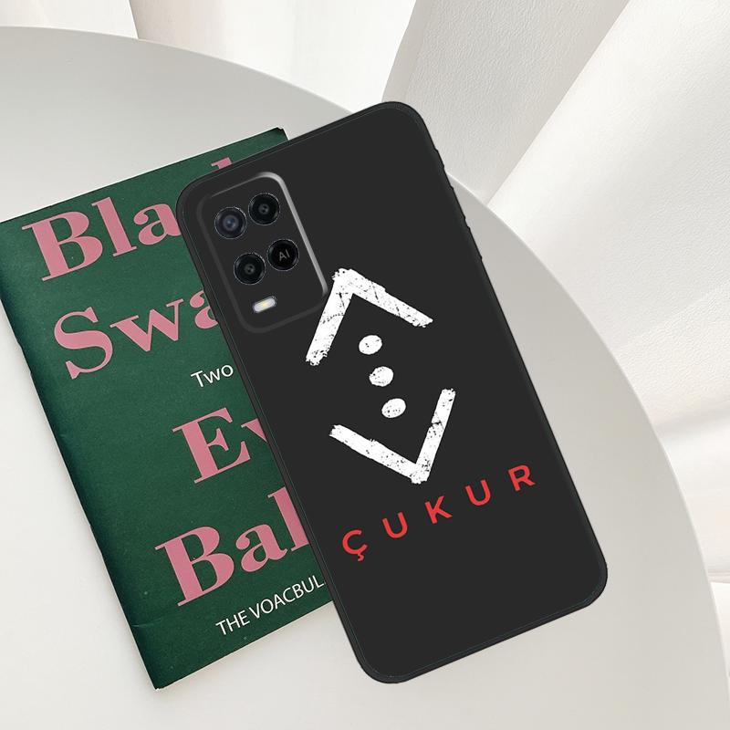 Cukur Logo Case For Oppo A58 A78 A98 A15 A16 A17 A52 A72 A76 A96 A54 A74 A94 A57 A77 A54S A57S Cover