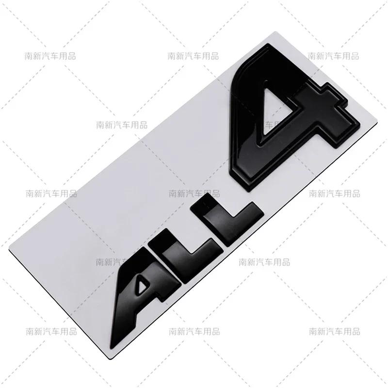 3D Metal Car Styling ALL4 Letters Door Fender Emblem Rear Badge Sticker for MINI R60 R61 F60 F54 R56 R57 Cooper S Countryman