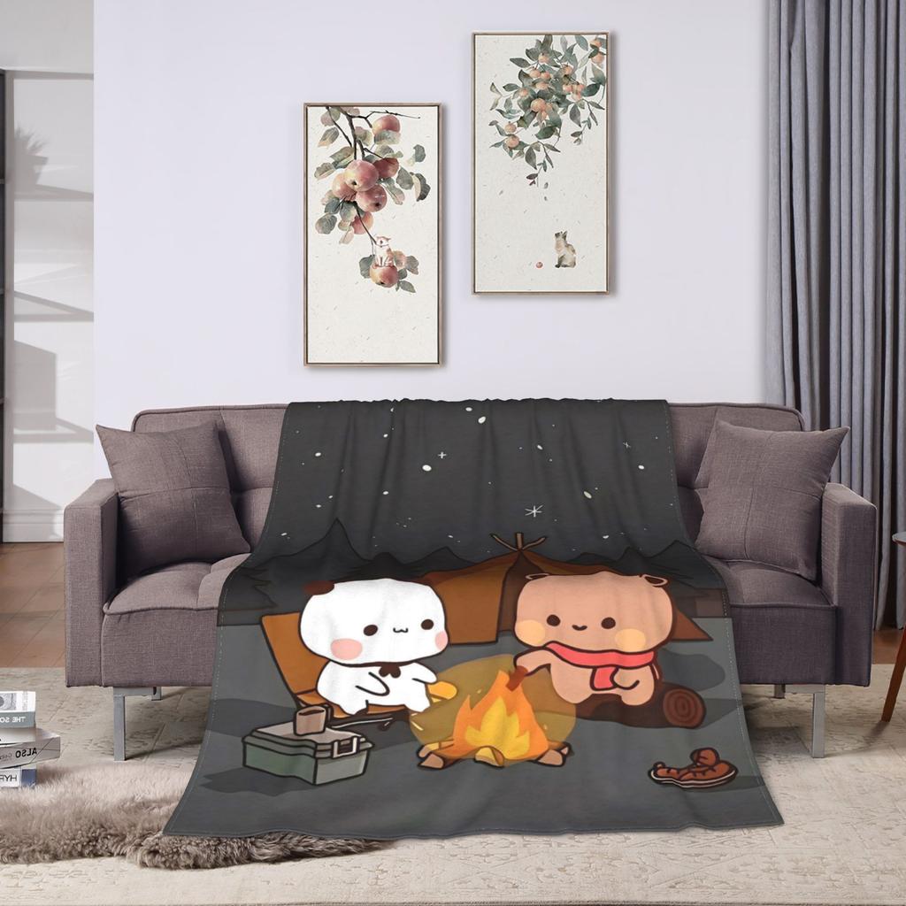 Bubu Dudu Warm Blankets Kids Plush Throw Blanket Comfortable Couch Chair Flannel Bedspread Sofa Bed Cover