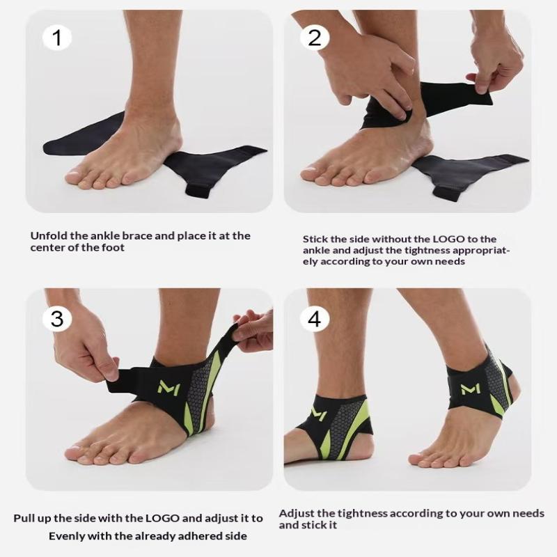 Protective Ankle Guards for Running Prevents Strain Tear and Fracture 1/2Pcs