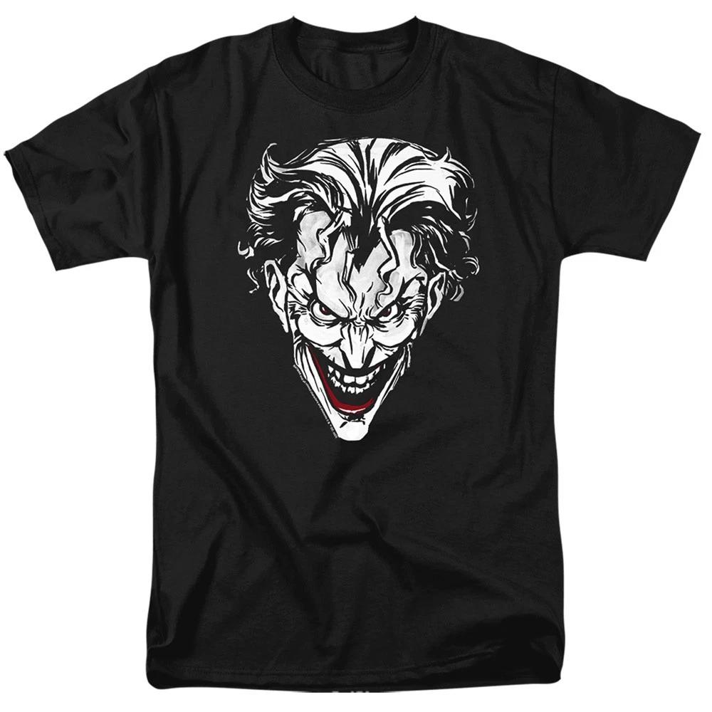 DC Comics - Batman - Joker Red On Black - Unisex Children s T-shirt - Black 140