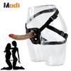 Realistic Penis Cock Strap-On Strapon Dildo With Suction Cup Dildo Belt Harness Sex Toys for Lesbian