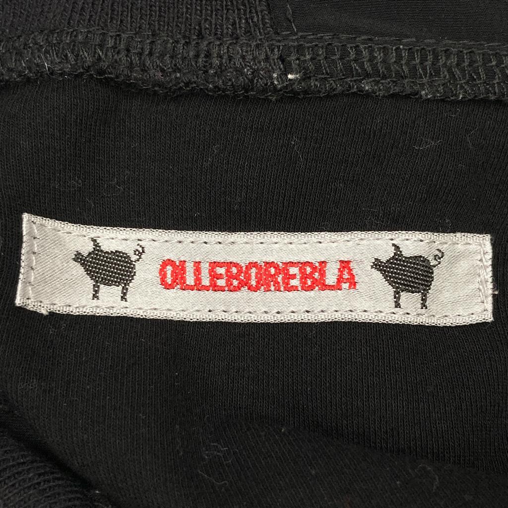 OLLEBOREBLA Black frill design one-piece dress Not written blackUsed