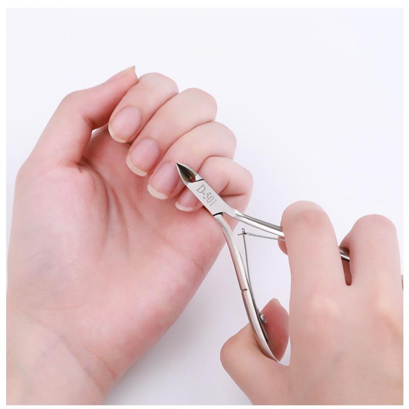 Professionelle Edelstahl-Nagelhautzange - Gold & Silber Entferner für abgestorbene Haut & Hühneraugen für Maniküre- & Pediküre-Werkzeuge