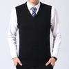Men's Casual Sweater Vest Warm Comfortable Autumn Winter Outerwear Knitted Sweater